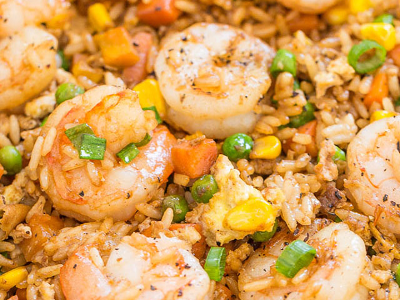Shrimp Fried Rice Platter