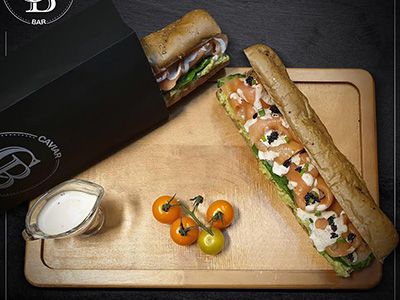 Smoked Salmon Sandwich