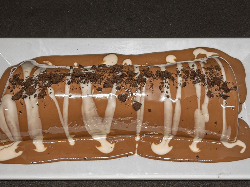 Chocolate Rolled Crepe