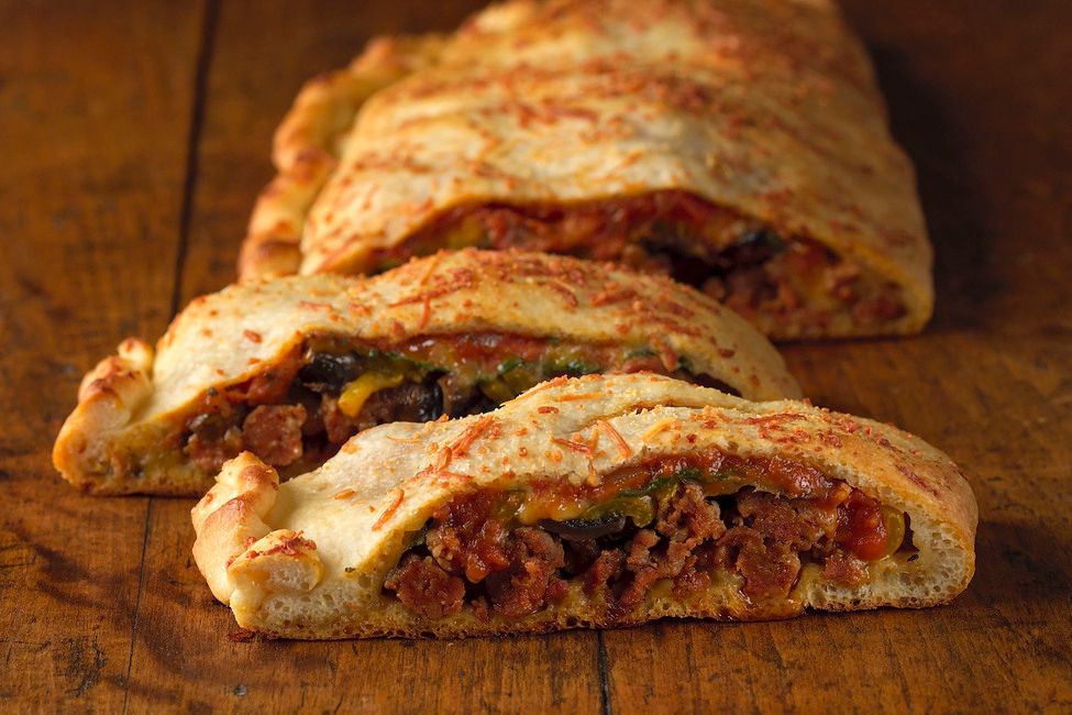 Oriental Sausage Calzone