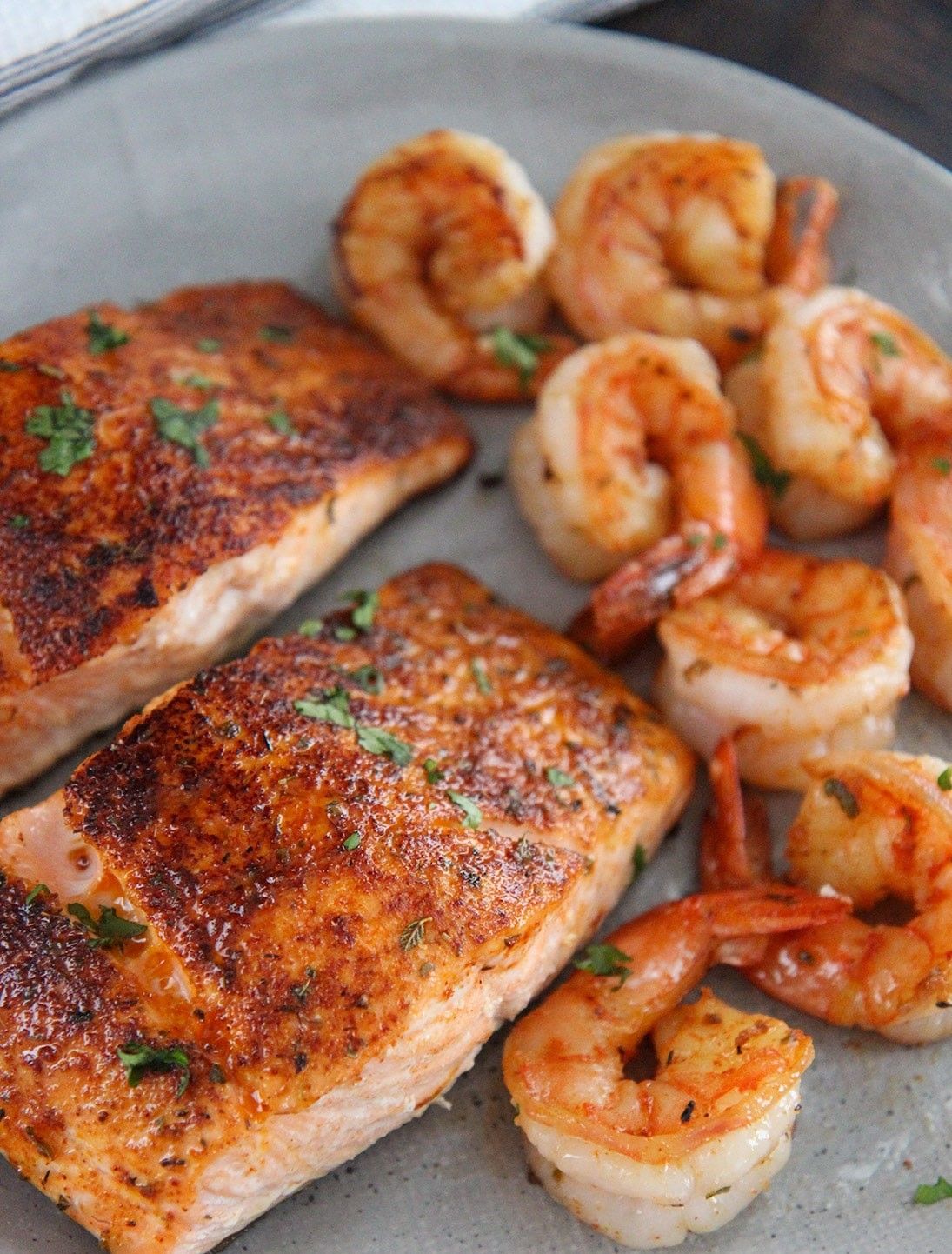 Combo Salmon Fillet Fajita Platter
