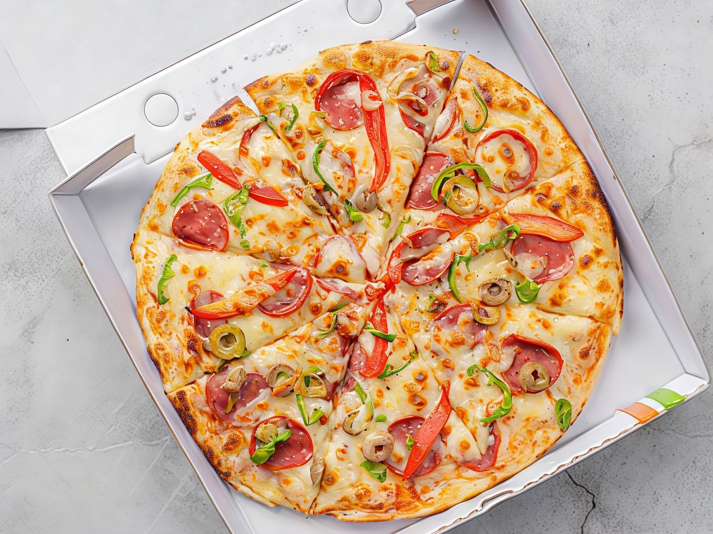 Salami Pizza