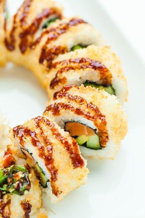 Nigiri Tempura Salmon