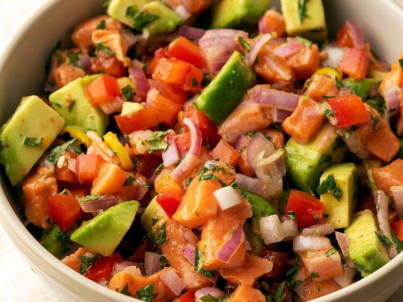Salmon Ceviche Salad