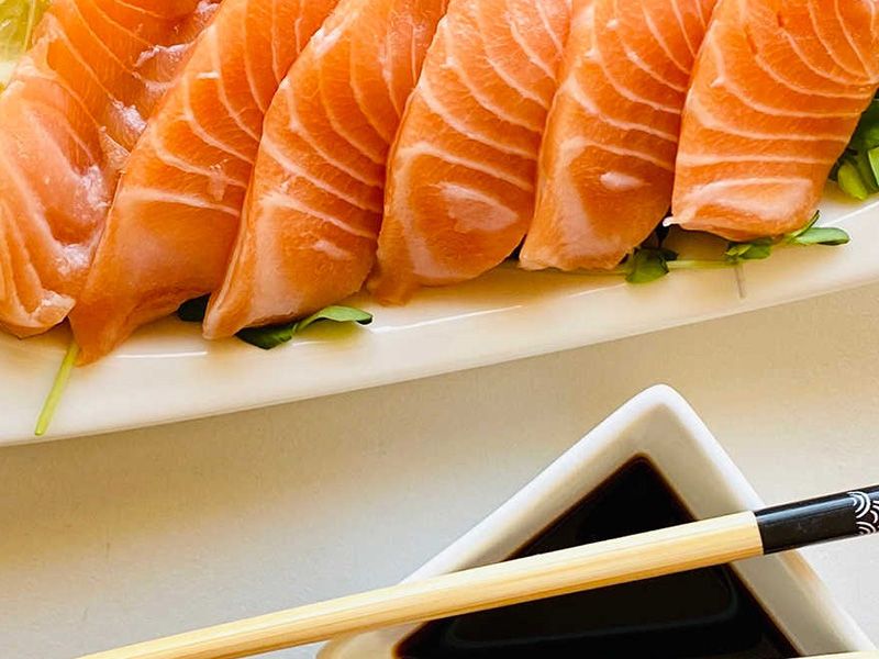 Salmon Sake Sashimi
