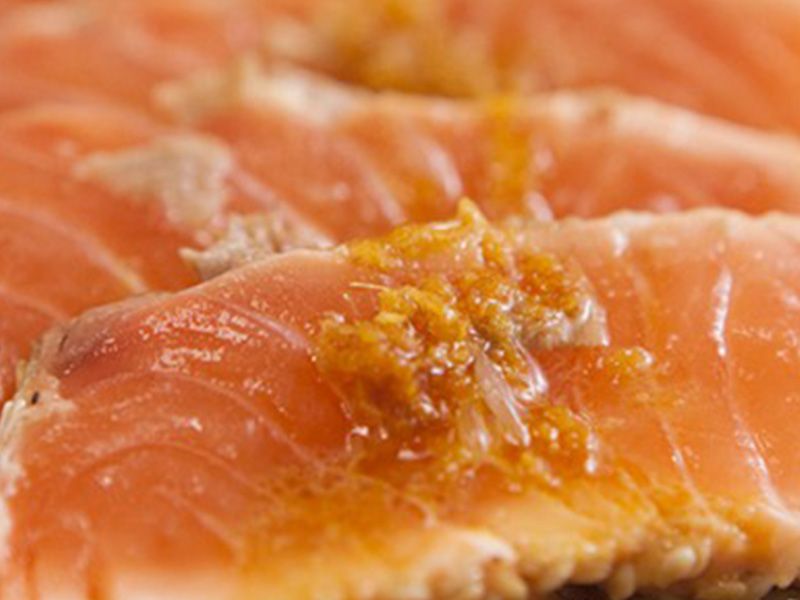 Salmon Tataki Sashimi