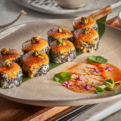 Shrimp Volcano Roll