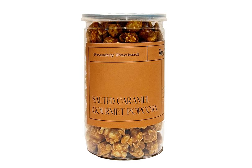 Salted Caramel Gourmet Pop Corn Can