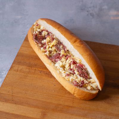 Eggs With Pastrami Sandwich