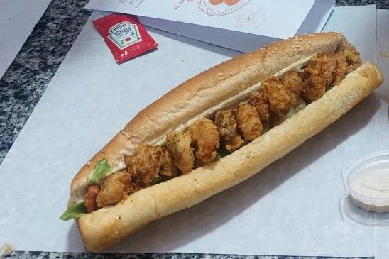 Grill shrimp Sandwich