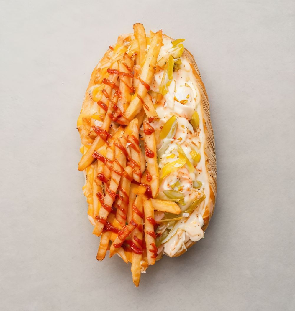 French Fries With Boiled Egg