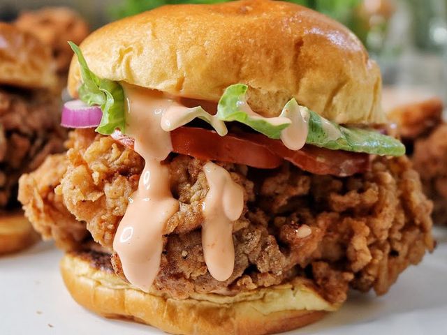 Suya BBQ Chicken Sandwich
