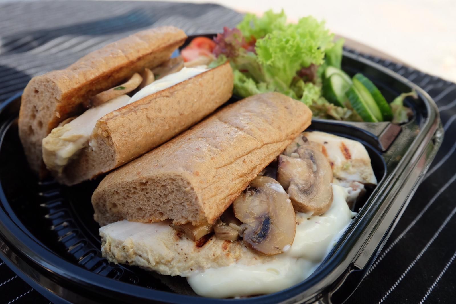 Chicken With Mushroom Sandwich
