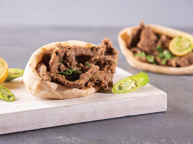 Fried Liver Sandwich