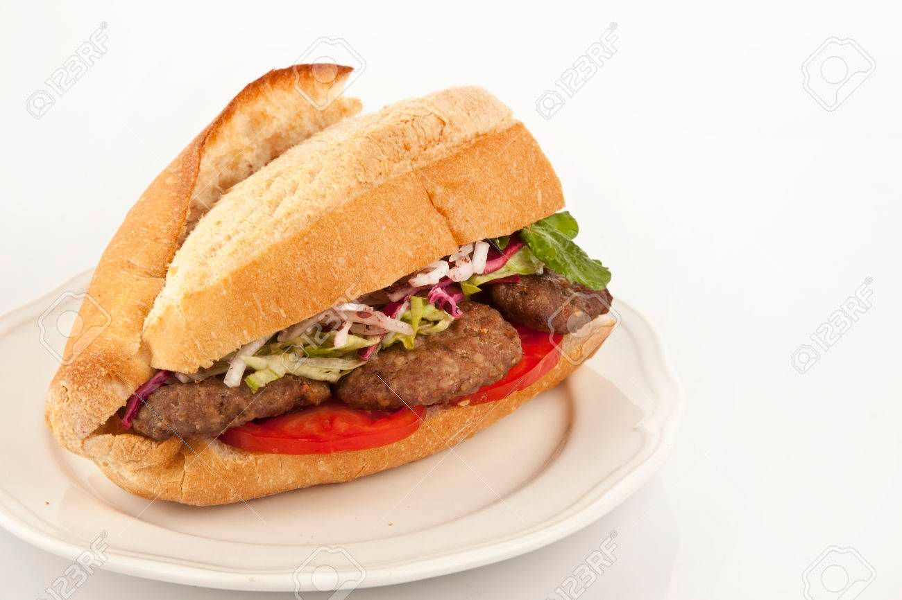 Grilled Kofta Sandwich