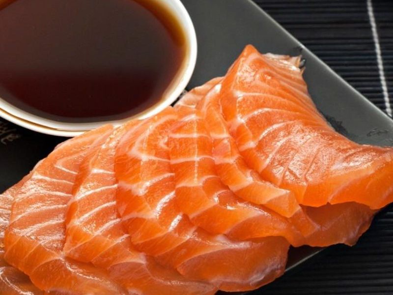 Sashimi Salmon Sushi