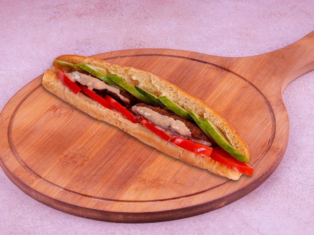 Oriental sausage Flafel Sandwich