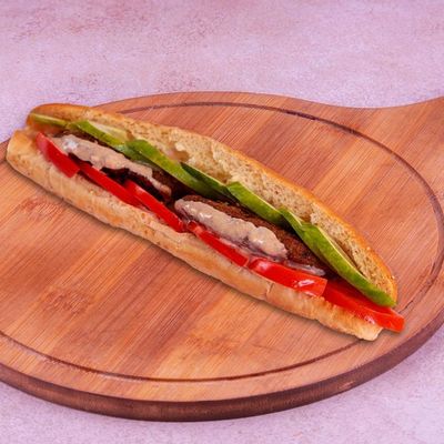 Stuffed flafel sandwich