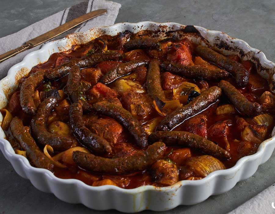 Pasta With Oriental Sausage Casserole