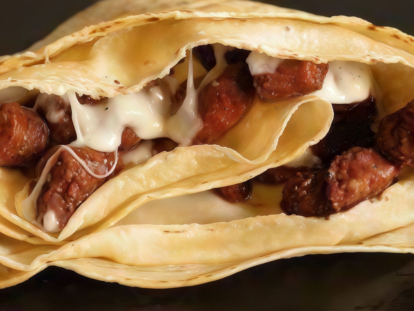 Sausage Crepe