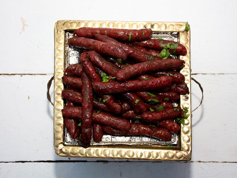 Souvlaki Oriental Sausage Meal