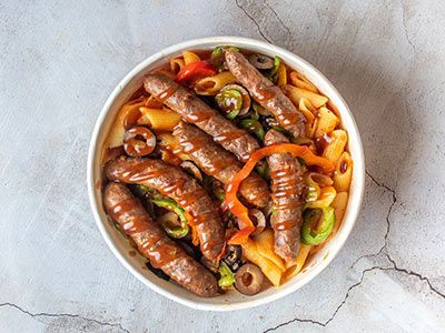 Oriental Sausage Pasta