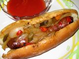 Grilled Sausage Sandwich
