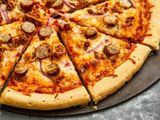 Oriental Sausage Pizza