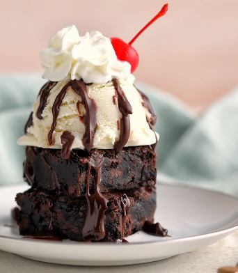 Fudge Brownies Sundae