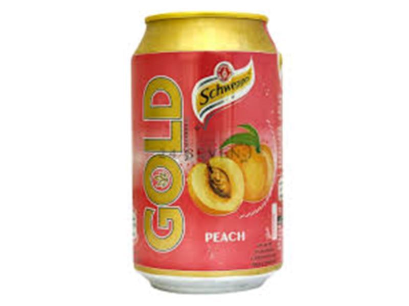 Schweppes Gold Peache Can