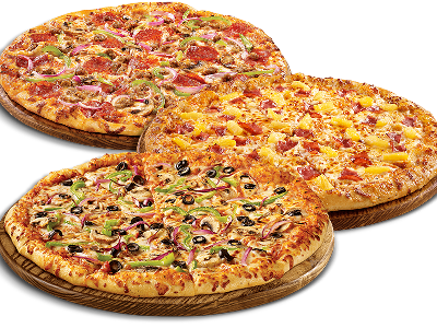 3 Large Pizza Offer