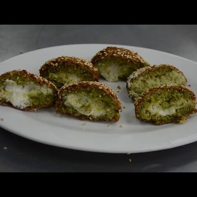 Triangle Cheese Falafel Patty