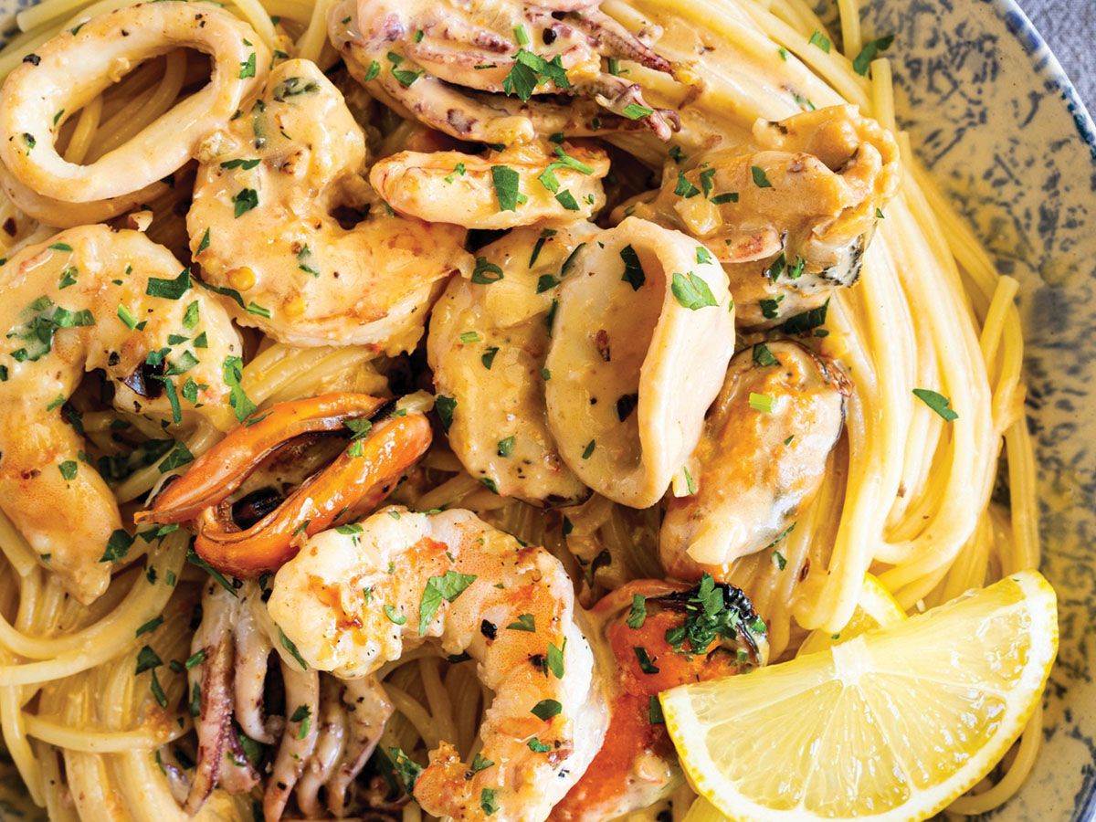 Seafood pasta