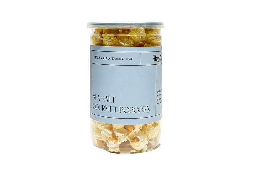 Sea salt Gourmet Pop corn Can