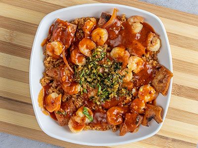 Seafood Fatteh