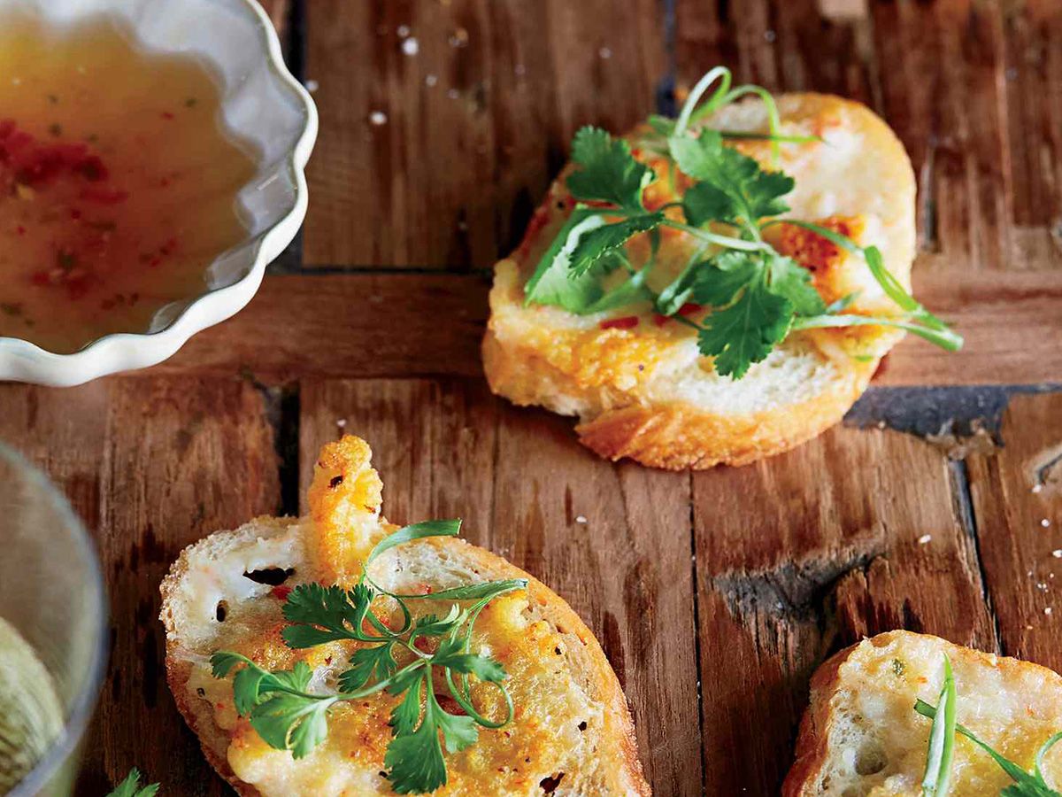 seafood toast