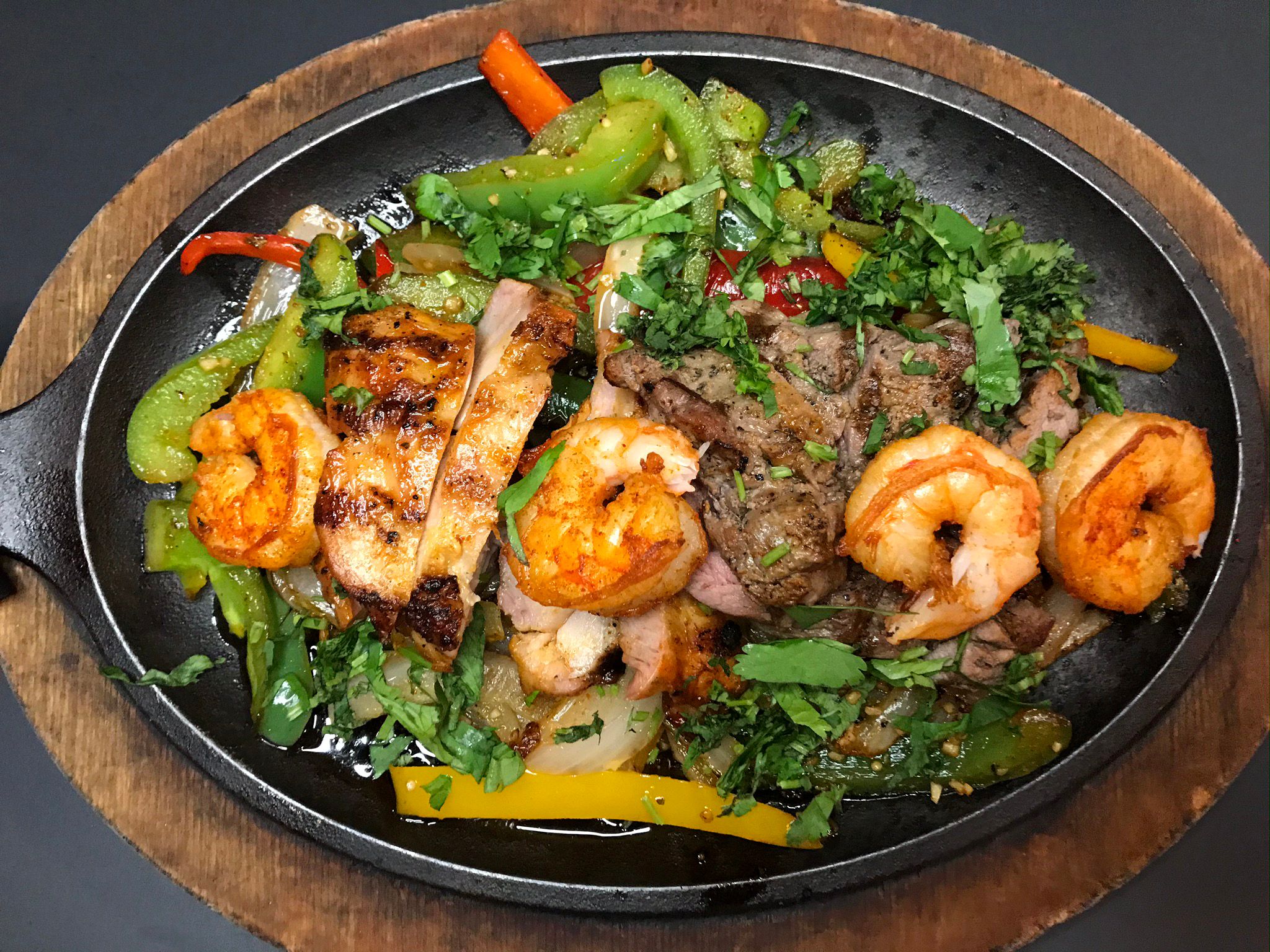 Seafood Lover Fajita Platter