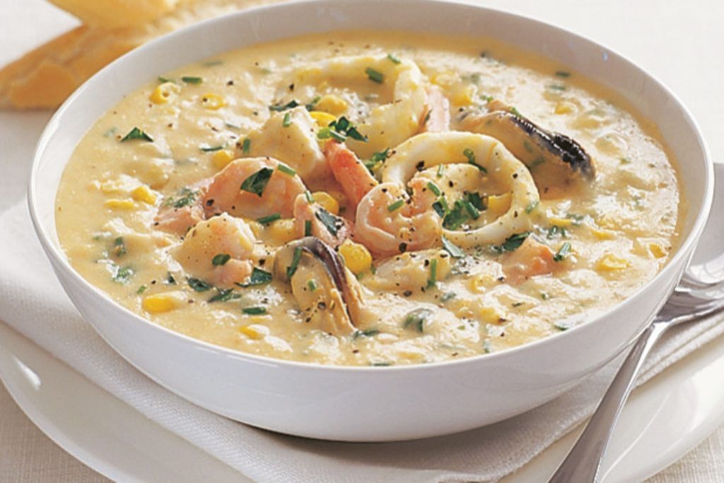Peeled Seafood Soup
