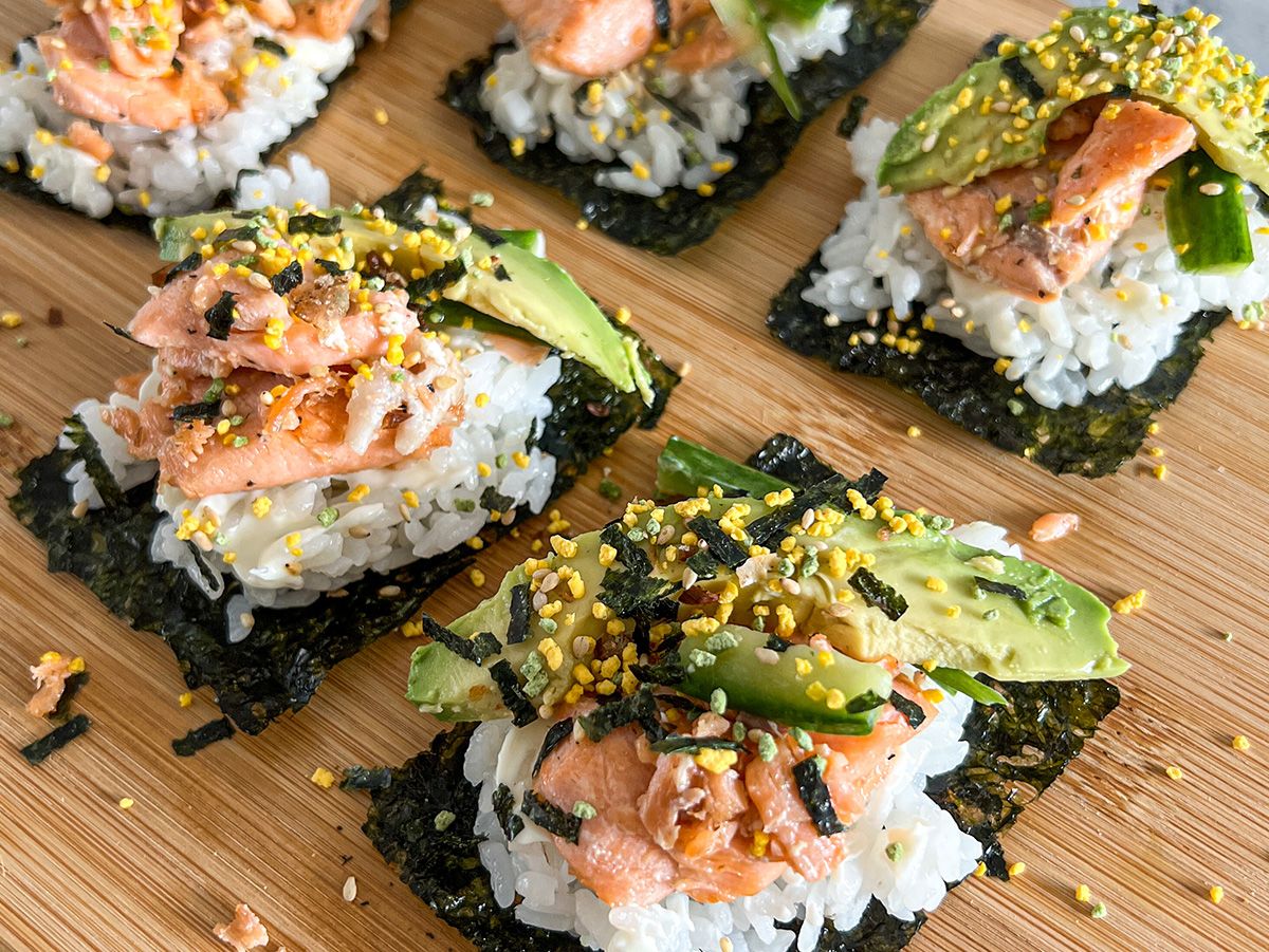 Sesame Salmon Sashimi