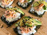 Sesame Salmon Sashimi