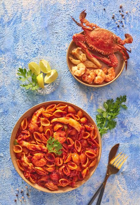 Red Seafood Pasta