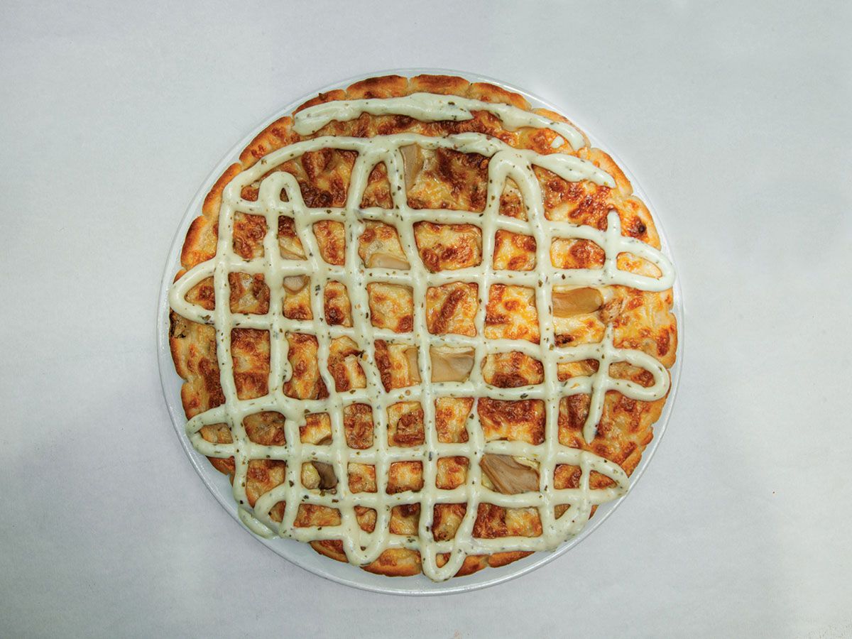 Mocha pizza
