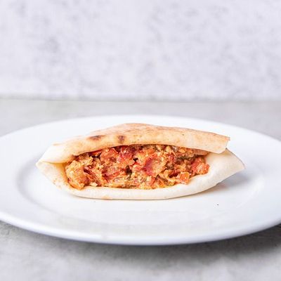 Shakshouka eggs sandwich