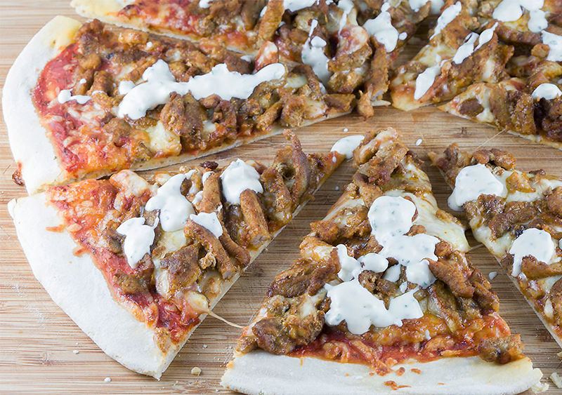 Meat Shawerma Pizza