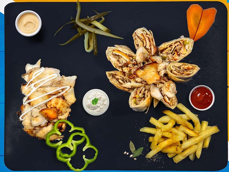 Arabian Chicken Shawerma Sandwich