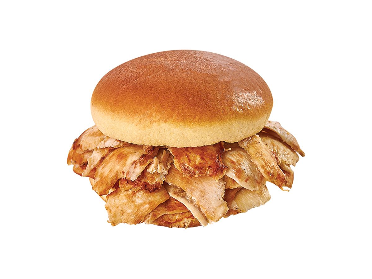 Plain chicken shawerma sandwich
