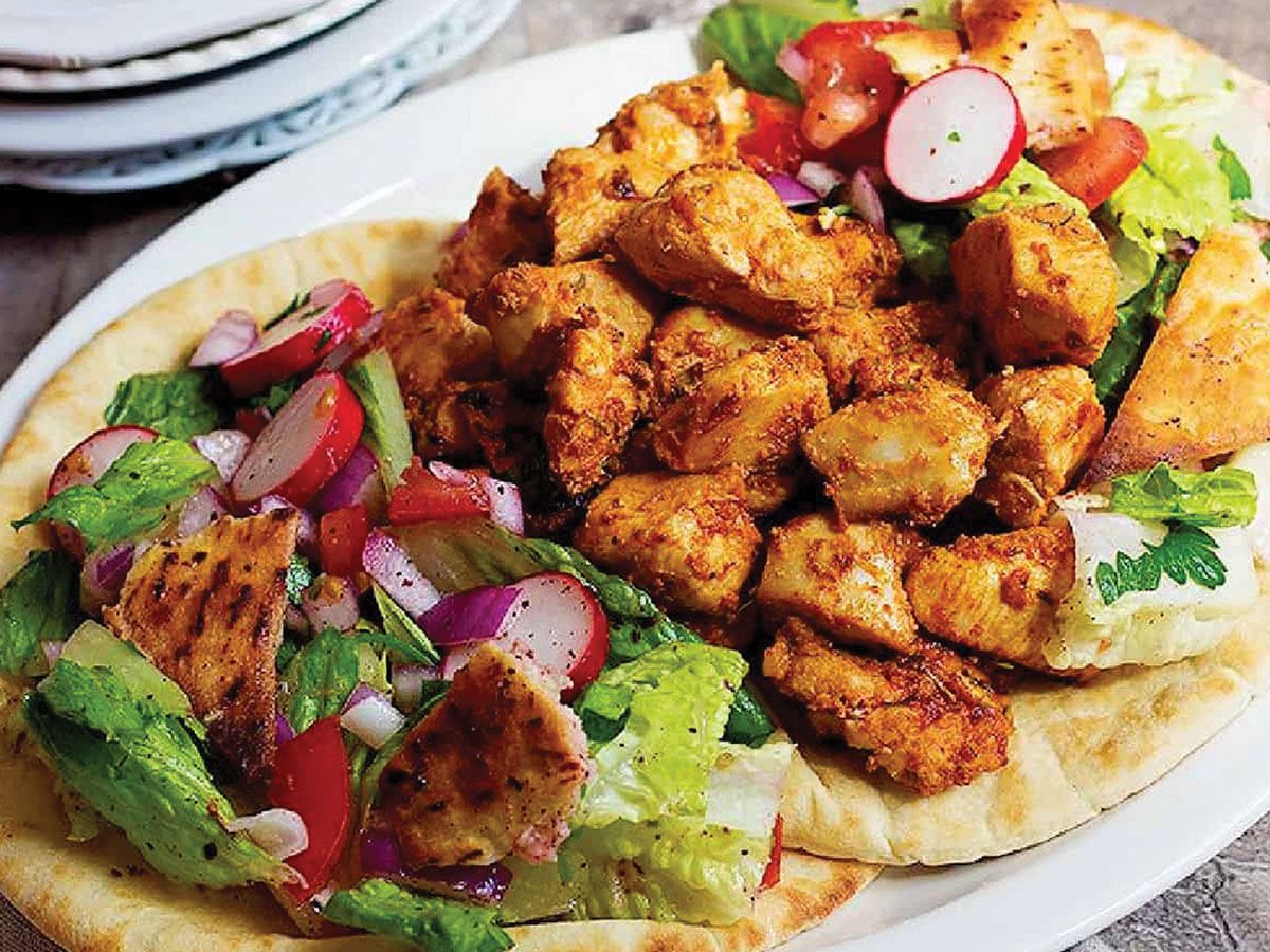 Shish tawook sandwich