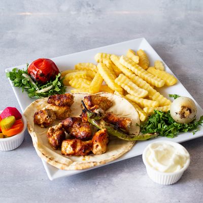 Shish Tawook Meal With Rice