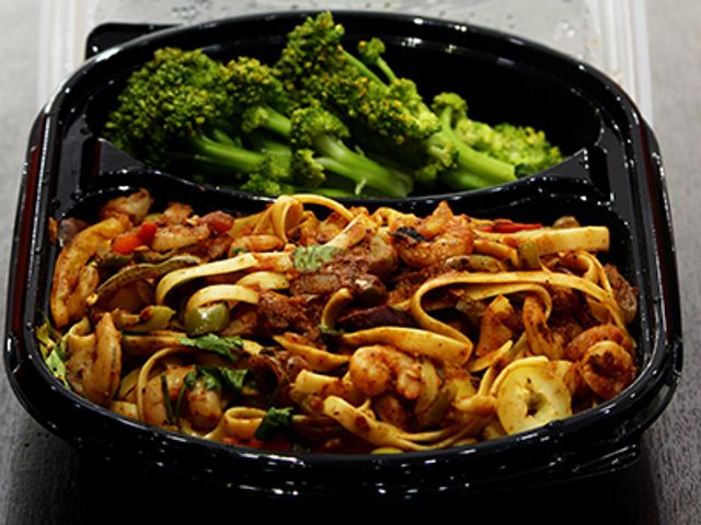 Shrimp Pasta Platter