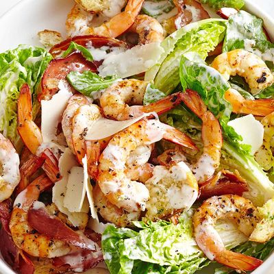 caesar shrimp salad